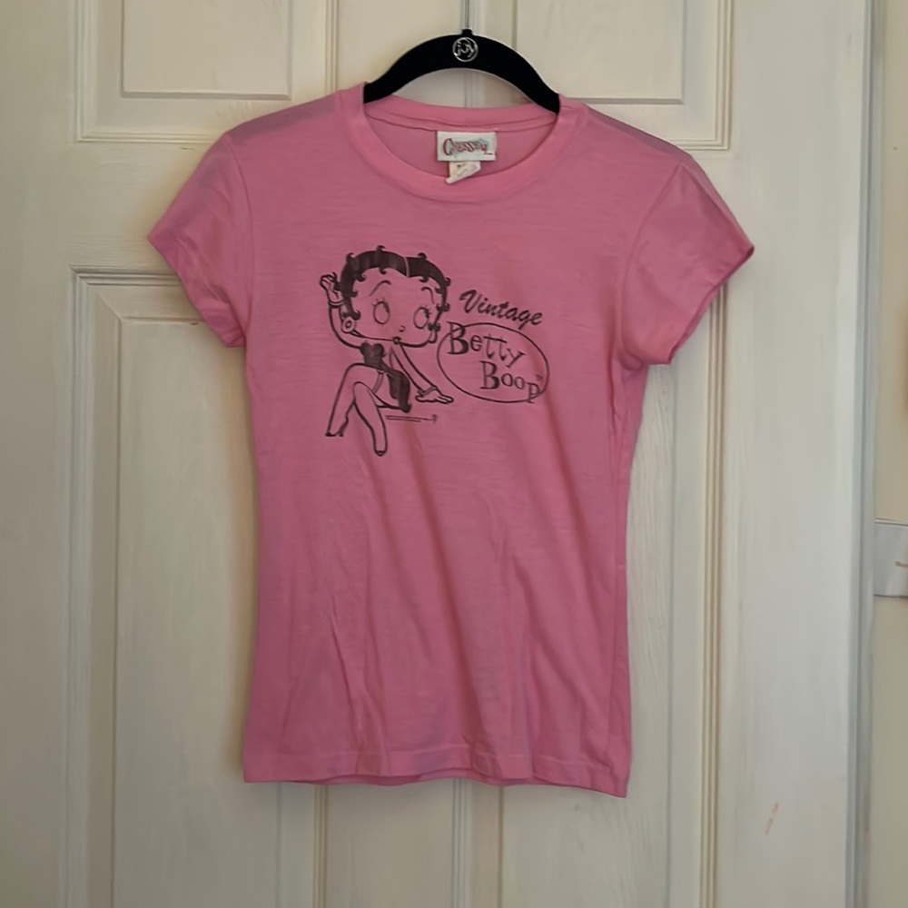Pink Betty Boop tee shirt